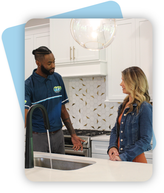 Eco Plumbers, Electricians, And HVAC Technicians technician working on client problem