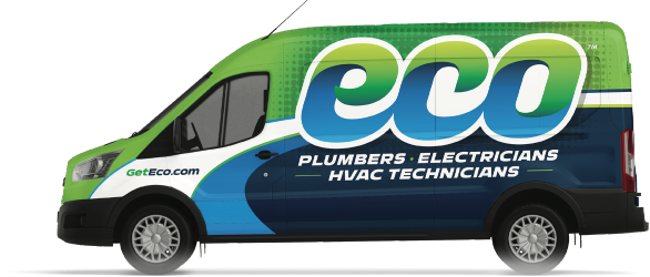Eco Plumbers, Electricians, And HVAC Technicians van